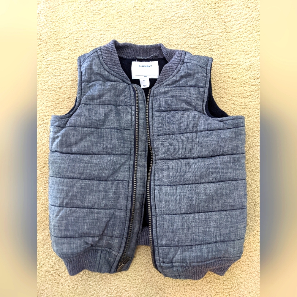 Old Navy chambray vest
